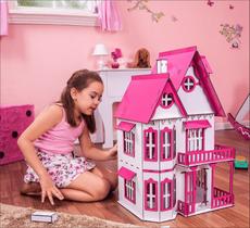 Casa de Bonecas Escala Polly Modelo Mirian Sonhos - Darama
