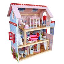 Casa de bonecas KidKraft Chelsea Dollhouse com 16 acessórios