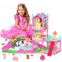 Casa de Bonecas Mastom Dream Princess Castle com Brinquedos