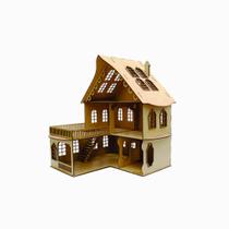 Casa De Bonecas Mini Para Lol Polly Cindy Natural - Darama