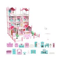 Casa De Bonecas Para Meninas, Mobiliário De Brincadeira, Brinquedo Para Crianças, Presentes De Natal