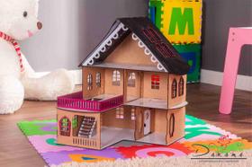 Casa de bonecas para mini bonecas compatível com lol e polly modelo cindy eco - darama