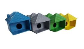 Casa De Passarinho Cores Sortidas Minha Casa Meu Ninho