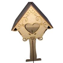 Casa De Passarinho Mdf Cru 13x15x22cm 943