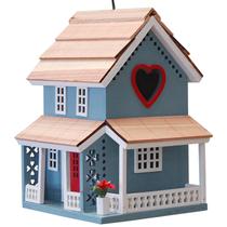 Casa de Pássaros Home Bazaar Lovers Lane Cottage com Parede Removível Casa de Pássaros Home Bazaar Lovers Lane Cottage com Parede Removível