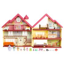 Casa e Caixa de Brinquedos Bluey Ultimate - Com Luzes e Sons - 43 cm