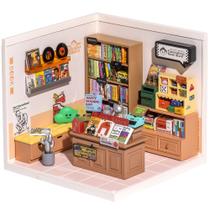 Casa em miniatura ROBOTIME DIY Store em escala 1:24 com luz LED Casa em miniatura ROBOTIME DIY Store em escala 1:24 com luz LED