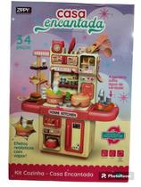 Casa encantada - kit cozinha rosa com 34 peças - zippy toys