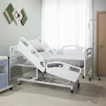 Casa Hospitalar Elétrica Motorizada 9 Movimentos com Colchão D33 Com Elevação de Altura com posição Poltrona Luxo Para Idosos