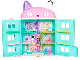Casa Mágica da Gabbys Casinha de Boneca - com Luz e Som Sunny Brinquedos 15 peças