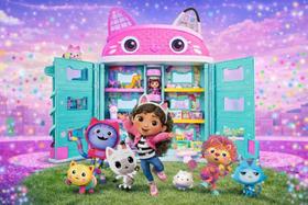 Casa Mágica Gabby Dollhouse 60cm Elevador Acessórios Sunny