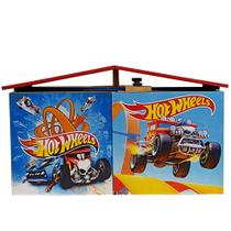 Casa Maleta Postinho Hot Wheels Brinquedo Infantil em MDF Casa Maleta Postinho Hot Wheels Brinquedo Infantil em MDF