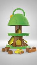 Casa na Árvore Brinquedo Infantil com Acessórios Verde