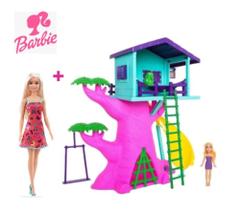 Casa na Árvore Com Barbie Mattel Infantil - Brinquedos - Samba Toys