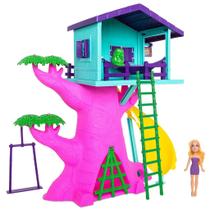 Casa Na Árvore Da Judy Com Escorregador E Balanço - Samba Toys