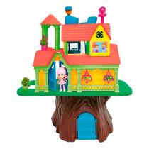 Casa Na Arvore Infantil Brinquedo Menina Bonequinhos Varanda Interativo