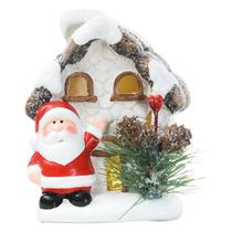 Casa Noel Com Led 12cm - Cromus - CROMUS EMBALAGENS