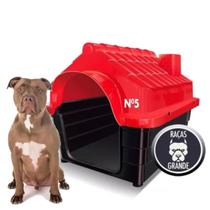 Casa Para Cachorro Gato Porte Grande N5 Resistente Vermelho