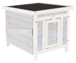 Casa para Gato Outdoor Trixie à Prova de Intempéries com Piso Elevado - Cinza