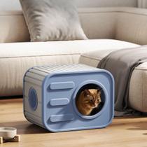 Casa para Gatos DRATO de Resina Resistente ao Clima para Uso Interno e Externo
