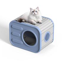 Casa para Gatos DRATO Pequena em Resina à Prova de Intempéries com Formato de Câmera
