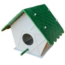 Casa para pássaros casinha passarinho livre plástico