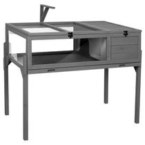 Casa para Tartaruga GEGURI - Habitat Interno e Externo de Madeira