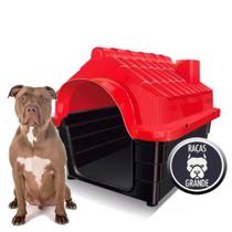 Casa Pet Casinha Cachorros Grande Vermelho Mega Oferta N6