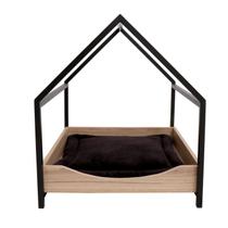Casa Pet Cat/Dog Porte Pequeno Est Cx Preto/Amadeirado Casa Pet Cat/Dog Porte Pequeno Est Cx Preto/Amadeirado