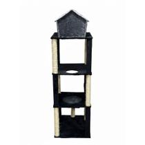 Casa Pet Gato Lindo 4 Andares Versatil Multifunções Utilidade Sisal Casa Pet Gato Lindo 4 Andares Versatil Multifunções Utilidade Sisal