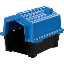 Casa Plastica Eco Colors Dog House Evo Tam 1 Azul Casa Plastica Eco Colors Dog House Evo Tam 1 Azul