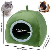 Casa Quente De Inverno Para Hamster, Gaiola Para Porquinho-da-Índia, Ninho Para Pequenos Animais, Casa Quente De Inverno Para Hamster, Gaiola Para Porquinho-da-Índia, Ninho Para Pequenos Animais,
