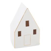 Casa Refugio de Luz 9cm x 6,5cm x 13,5cm Cerâmica Wolff Casa Refugio de Luz 9cm x 6,5cm x 13,5cm Cerâmica Wolff