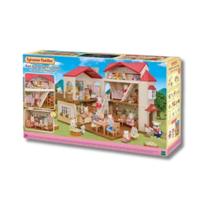 Casa telhado vermelho com luzes sotao secreto sylvanian - epoch magia Casa telhado vermelho com luzes sotao secreto sylvanian - epoch magia