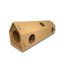 Casa Túnel de Papelão para Gatos E3 Pets - Brinquedo Interativo e Sustentável Casa Túnel de Papelão para Gatos E3 Pets - Brinquedo Interativo e Sustentável