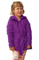 Casaco acolchoado Infantil juvenil com cinto Inverno