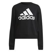 Casaco Adidas Moletom sportswear subtle block Feminino - Preto