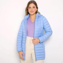 Casaco alpelo de pluma sintética com detalhes de moletinho 40500037