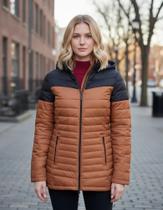 Casaco Alpelo Duck Down Color Block Duown 20700014 Casaco Alpelo Duck Down Color Block Duown 20700014