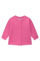 Casaco bebê unissex de cotton Brandili Baby Rosa-Rosa