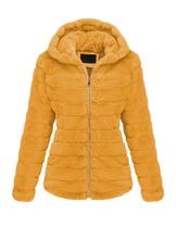 Casaco Bellivera Faux Fur para mulheres Fleece Shaggy Shearling S