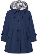 Casaco Betusline Girls Dress Kids Hoodie Trench azul marinho 13-14Y
