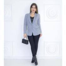 Casaco Blazer Blusa feminina Jaqueta com Botões e Elastano -