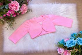 Casaco Bolero Soft Sofia Rosa para Meninas