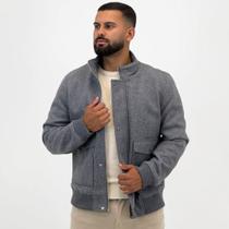 Casaco Broken Rules em Tecido Gola Alta Masculino