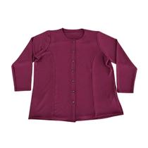 Casaco Cardigan Feminino Jacquard Com Botões Marsala Spencer Tamanho 52 Formitz