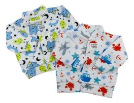 Casaco Casaquinho 2 Peças Soft Botões Estampado Masculino