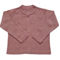 Casaco Casaquinho Bebê Infantil Cardigan Tricô Tricot Frio Luxo Casaco Casaquinho Bebê Infantil Cardigan Tricô Tricot Frio Luxo