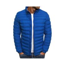 Casaco Casual Masculino Grosso E Quente Para O Inverno, Jaqueta De Algodão Com Gola Alta E Isolante