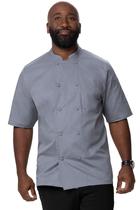 Casaco Chef Works Masculino Montreal Cool Vent Chef Cinza GG